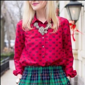 EUC- J.Crew🎀Boutique Button Down Blouse Sz 6